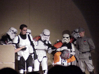 			<B>Stormtroopers, Imperial Soldier, and Rebel</B>
 from Star Wars