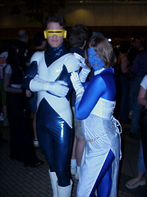			<B>Cyclops and Mystique</B>
 from X-Men