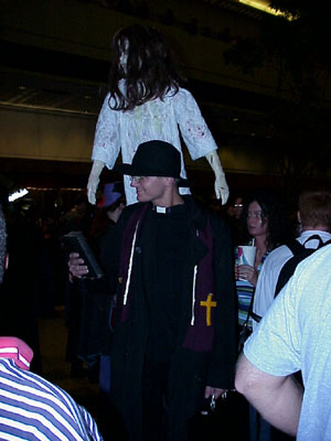 			<B>Regan and Father Karras</B>
 from The Exorcist