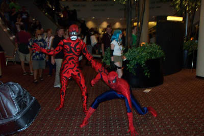 			<B>Carnage and Spider-Man</B>
 from Spider-Man