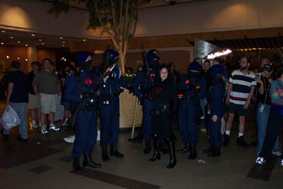 			<B>Cobra Soldiers with The Baroness</B>
 from GI Joe