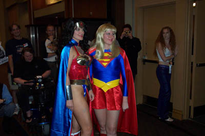 			<B>Wonder Woman and Supergirl</B>

