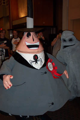 			<B>Mayor of Halloweentown and Oogie Boogie</B>
 from The Nightmare Before Christmas