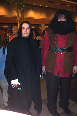 			<B>Severus Snape and Rubeus Hagrid</B>
 from Harry Potter