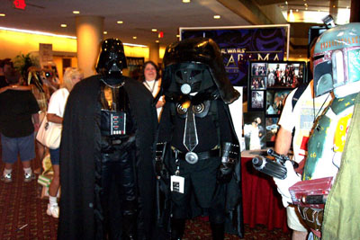 			<B>Darth Vader and Dark Helmet</B>
 from Star Wars and Spaceballs