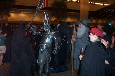 			<B>Black Rider, Sauron, and Gandalf</B>
 from Lord of the Rings