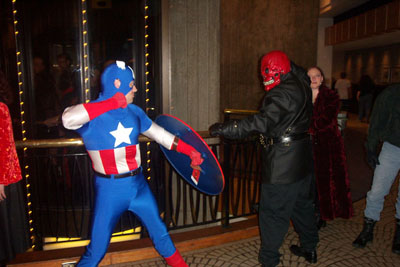 			<B>Captain America and Red Skull</B>
 from Captain America
