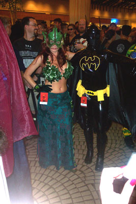 			<B>Poison Ivy and Batgirl</B>
 from Batman