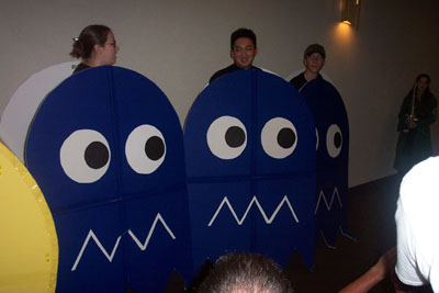 			<B>Pinky, Blinky, and Inky</B>
 from Pac-Man