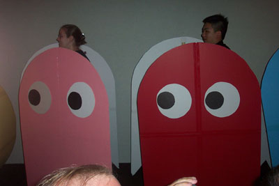 			<B>Pinky and Blinky</B>
 from Pac-Man
