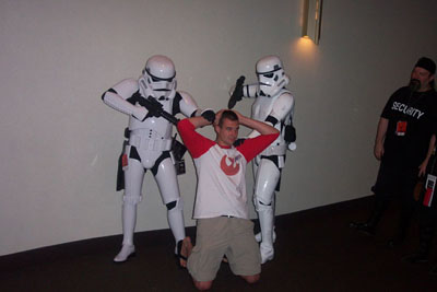 			<B>Stormtroopers and Rebel Sympathizer</B>
 from Star Wars