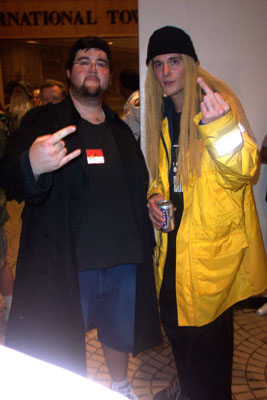 			<B>Silent Bob and Jay</B>
 from Clerks