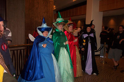 			<B>Fairy Godmothers and Maleficent</B>
 from Sleeping Beauty