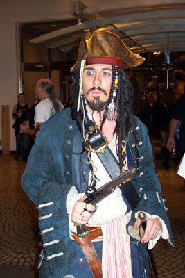 			<B>Jack Sparrow</B>
 from Pirates of the Caribbean
