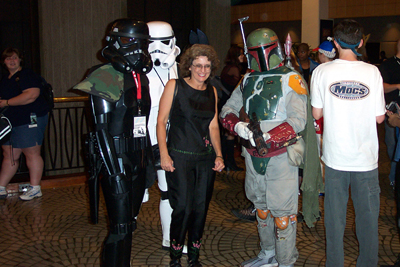 			<B>Stormtroopers and Boba Fett</B>
 from Star Wars