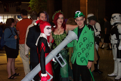 			<B>Harlequin, Two-Face, Poison Ivy, and Riddler</B>
 from Batman