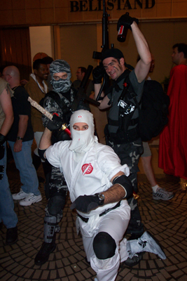 			<B>Firefly, Storm Shadow, and Unknown</B>
 from GI Joe