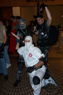 			<B>Firefly, Storm Shadow, and Unknown</B>
 from GI Joe