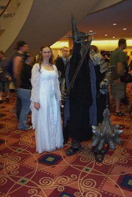 			<B>Galadriel and Sauron</B>
 from Lord of the Rings