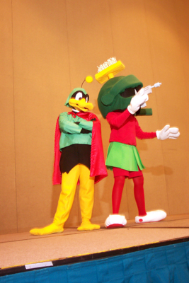 			<B>Duck Dodgers and Marvin Martian</B>
 from Duck Dodgers in the 24th Century