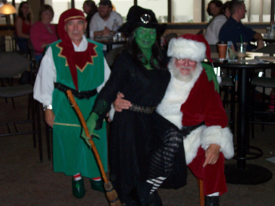 			<B>Elf, Witch, and Santa</B>
