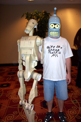 			<B>Soldier Droid and Bender</B>
 from Star Wars and Futurama