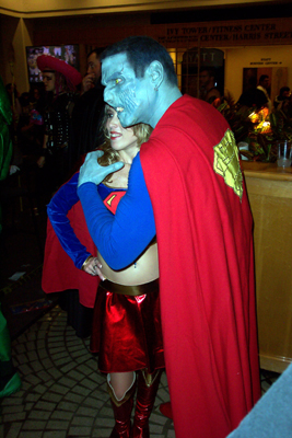 			<B>Supergirl and Bizarro Superman</B>
 from Superman