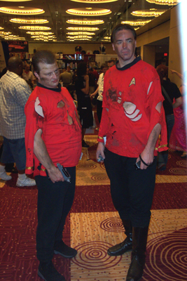 			<B>Red-Shirts</B>
 from Star Trek