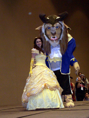 			<B>Belle and Beast</B>
 from Beauty and the Beast