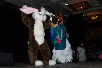 			<B>Easter Bunny and Unknown</B>
