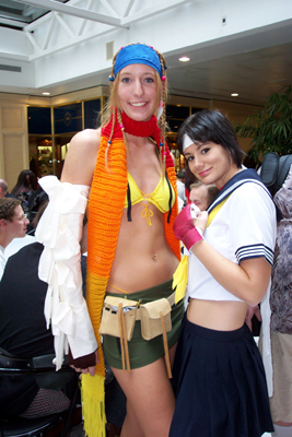 			<B>Rikku and Unknown</B>
 from Final Fantasy X