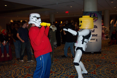 			<B>Lego Man and Stormtrooper</B>
