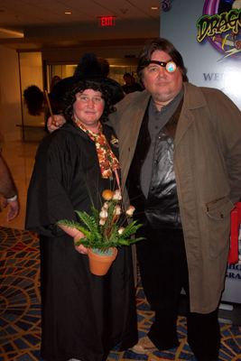 			<B>Pomona Sprout and Alastor Mad-Eye Moody</B>
 from Harry Potter
